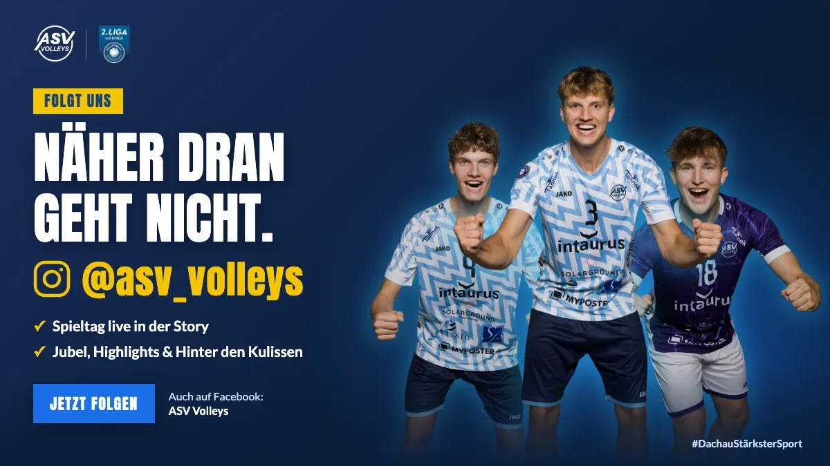 ASV Volleys auf Instagram folgen: @asv_volleys