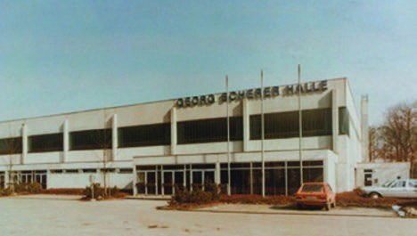 Die Georg-Scherer-Halle bei der Eröffnung
