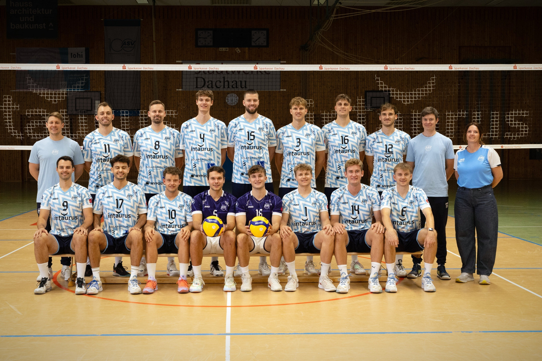 Mannschaftsfoto ASV Volleys