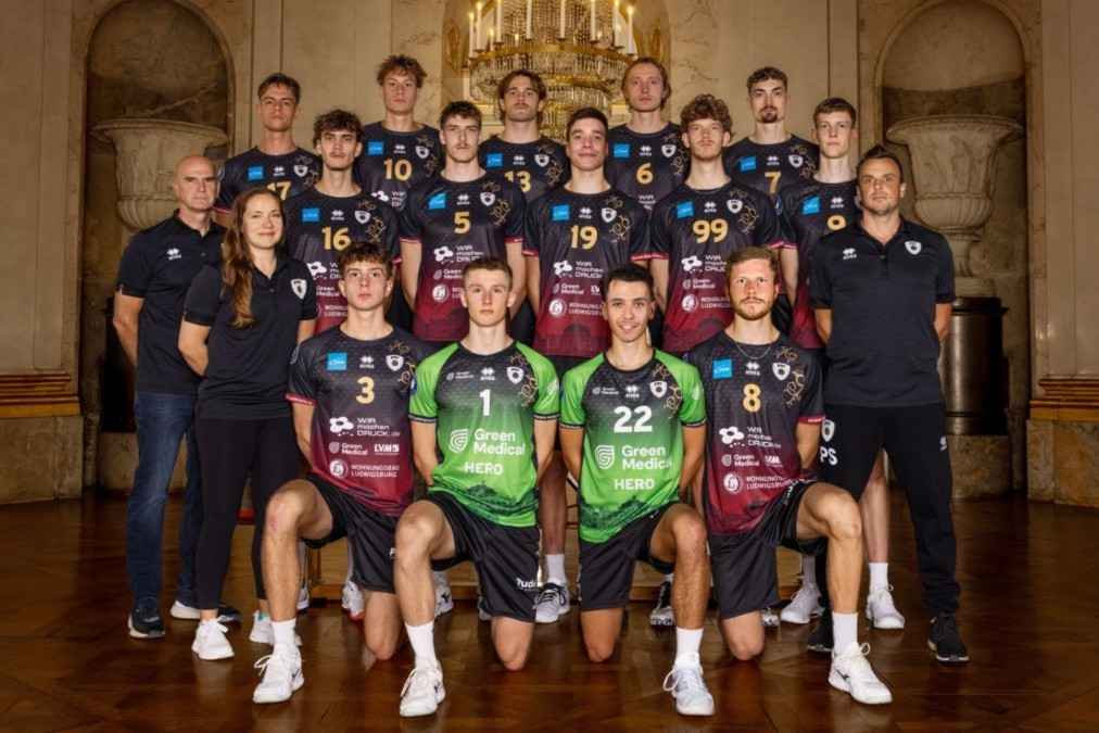 Mannschaftsfoto Barock Volleys MTV Ludwigsburg